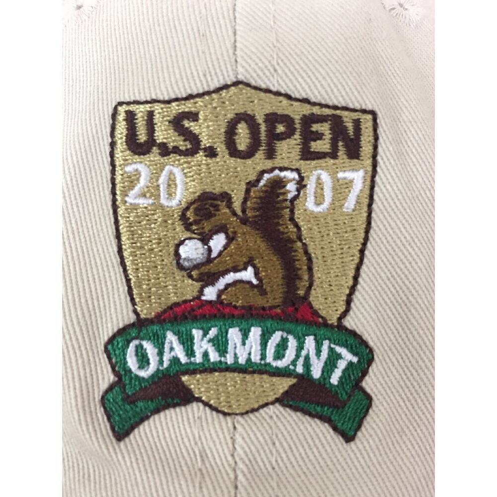 2007 US Open Oakmont USGA Member Beige Adjustable Strap Back Baseball Cap Hat